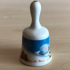 Myrtle Beach South Carolina Mini Collectible Bell - Slightly over 2" #AF